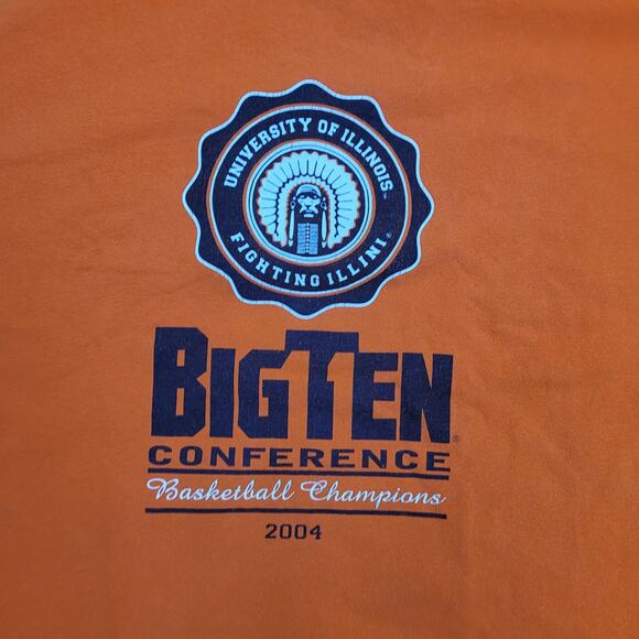 Vintage 2004 University-of illinois Shirt XL 24x28 Big-Ten - Picture 9 of 13